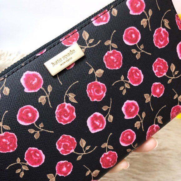 NWT Kate Spade Laurel Way Hazy Rose Neda Wallet - Picture 2 of 8